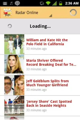 Celebrity Gossip News android App screenshot 1